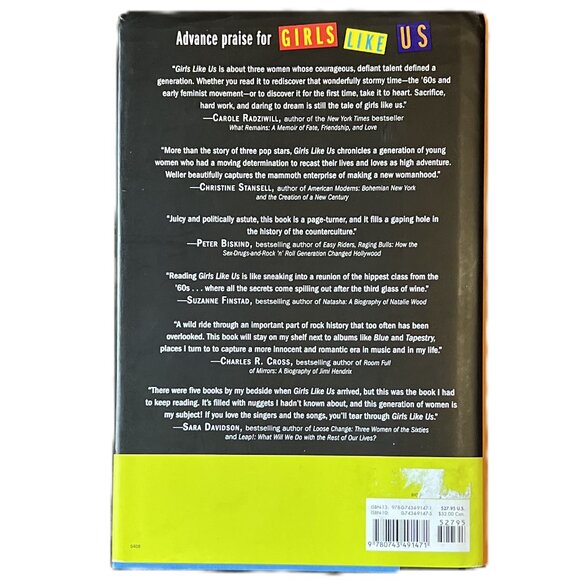 Girls Like Us: Carole King/Joni Mitchell/Carly Simon by Sheila Weller, Hardcover - Picture 7 of 8